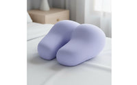 Breathable Material Curved Memory Foam Pillow Soft and Supportive Ergonomic Chest Pillow Multi-Purpose for Side Sleepers, Bedroom, Office