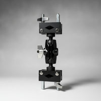 Universal Clamp Mount Adjustable Double Ball Joint Clamp Secure Cymbal Holder Attachment for Stage