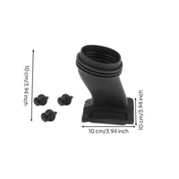 Intake Tube with Clips Black Intake Tube Auto Part Wear-Resistant Hose Good Fit for Car DIYers, Engine Bay