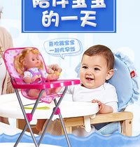 Pretend Play Doll Stroller Swing Set for Girls
