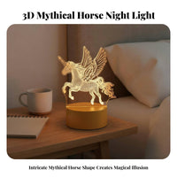 3D Illusion Lamp Creative Gift LED Acrylic Night Shine-Color Changing LED Acrylic Light for Children, Couples, children's Room, Nightstand, Home Decor