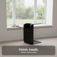 Nordic Design C-Shaped Table Minimalist Design Convertible C-Shaped Stand Space-Saving Home Furnishing Multi-Functional for Apartment Dwellers, Telecommute Workers, Beside Sofa, Bay Window Area, Living Room, Small Compact Areas