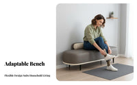 Light Luxury Design Boucle Entryway Bench Multi-Functional Long Stool fashionable design aesthetic Indoor Furniture Spacious Seating for Interior Decor lovers, residents, Apartment Dwellers, Hallway, Bedroom, spacious Closet, Living Room