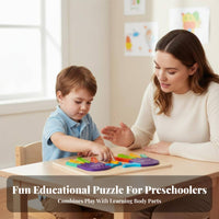 Finger Counting Board Early Development Finger and Toe Learning Puzzle Develops Fine Motor Skills Color and Number Puzzle for Classroom, Homeschooling