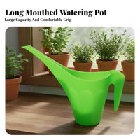 Plastic Watering Can with Sprinkler Head Leakproof Long Spout Watering Can Plastic Garden Water Jug Wide Opening Plant Waterer