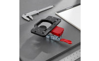 Easy Installation 35mm Hinge Drilling Jig Sturdy Metal Body Cabinet Door Drilling Guide Wear Resistant for Carpenters, DIYers, Woodworking