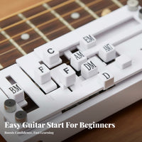 Easy To Use Single-Key Guitar Chord Helper Painless Playing Guitar Chord Helper Intuitive Fingering Display for Beginners, Kids, Self-Study