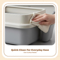 Cat Litter Box, Odor Control, Large, Open Top, Indoor