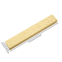 Brass Paperweight Ruler Solid Lettering Weight Decorative Lettering Paperweight for Calligraphers