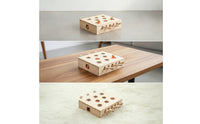 Cat Puzzle Box Solid Wood Wooden Cat Puzzle Sturdy for Indoor Cats