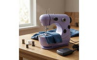 Mini Tabletop Sewing Machine Foot Pedal Home Appliance