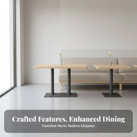 New Chinese aesthetic Floor Coffee Table Minimalist Design Rectangular Floor Table Small Space suitable Household Furniture Low height for Tea Lovers, Homeowners, Families, Living Room, Balcony, Study, Bedroom