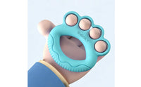 Double Resistance Silicone Hand Grip Loop Rehab Training Hand Grip Strengthener Flexible Finger Strength Loop Washable for Women, Rehabilitation, Writing Practice