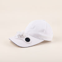 Adjustable Solar Powered Fan Hat Cotton Solar Fan Hat Detachable Protection for Promotions
