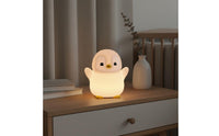 Silicone Penguin Lamp Eye Friendly Portable Power Penguin Lamp Flicker Home Lighting for Bedside