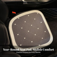 Universal Auto Seat Pad Year-Round Car Seat Cover Set Hexagonal Mesh Cooling Car Pad Comfortable and Soft for Pickup Ers, Pickup