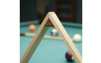 Professional Grade Solid Wood 8-Ball Rack Long-Lasting Pool Ball Triangle Rack Polished Finish Game Room Equipment Universal Fit for Bar