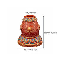 Rotating Display Base Tibetan Design Hand Crank Base Decorative
