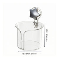 Cylindrical Suction Tissue Holder Transparent Wall-Mounted Tissue Holder Clear Household Storage Compact for Bathroom