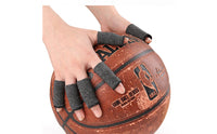Compressive Fit Compression Finger Sleeve Cotton Blend Slip-on Finger Support Tube Heather Gray Supportive for Sports, Hand Activities