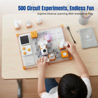 Science Circuit Maze, Science Building Blocks, Board Game, Science Gift for Kids
