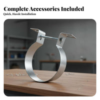 Thickened Design Heater Container Mount Rust-Resistant Stainless Steel Fastening Band Heavy Duty for RV Owners, Automotive, Workshop, Boat