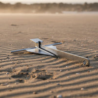Sand and Mud Holding Danforth Anchor Anti-Snag Design Fluke Anchor for Boaters