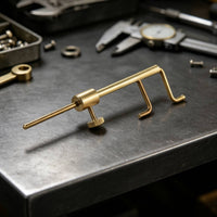 Brass Luthier Tool with Thumb Screw Golden Luthier Gauge Handheld Violin Caliper Precision for Luthiers