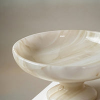 Pedestal Fruit Bowl Modern Fruit Bowl with Pedestal Neutral for Tabletop