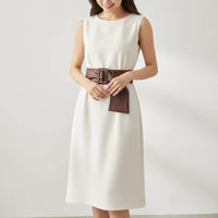 Square Buckle Waist Belt Simple Wide Tie Belt Comfortable Sleek & Stylish Accessory for Women