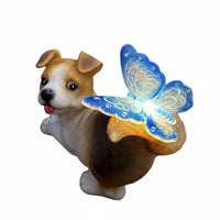 Waterproof Solar Rabbit Light Auto On/deactivate Solar Rabbit Garden Statue Weather-Resistant for Children, Pathway, Flower Bed, Balcony