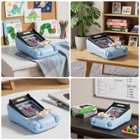 Tabletop Game Interactive Tabletop Driving Game Sound Effects Driving Toy with Steering Wheel for Kids, Toddlers, Playroom