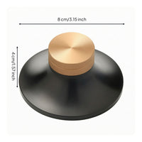 Vinyl Record Stabilizer Stable Vinyl Record Weight Stabilizer Stylish Audio Component for Listening Rooms