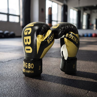 6 Oz Boxing Training Gloves Hook-and-Loop Junior Boxing Gloves Synthetic Leather Padded for Beginners, Teens, Sanda
