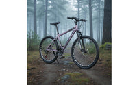26 Inch Mountain Bike Front Shock Absorption Multi-Speed Trail Bike High-Carbon Steel Frame Hardtail Mountain Cycle for Adults, off-Pavement