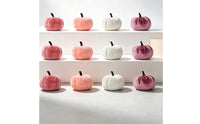 12 Pieces Decorative Velvet Pumpkin Velvet Pumpkins Resistant Soft-Textured Pumpkins for Tabletop