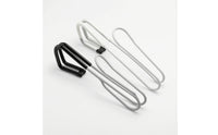Slim 3-Ball Golf Holder Black and White Snap-on Golf Ball Holder Looped