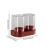 Paper Cup Dispenser Covered Top Nested Cup Dispenser Rectangular