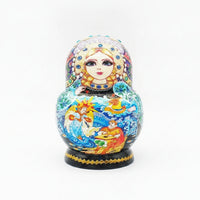 Nesting Doll with 10 Layers Wooden for Art Lovers