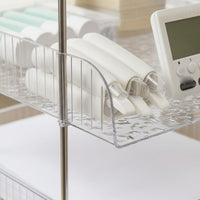Multi-Tier Desk Organizer Space-Saving Multi-Tier Paper Sorter Large Capacity Acrylic Document Rack for Students, Teachers, Dorm Room