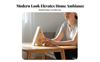 Triangle Avian Sound Box Adjustable Volume Singing Avian Box Portable Nature Sound Machine Timer Function for Office
