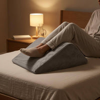 Structured Leg Elevation Pillow Textured Wedge Pillow Broad Top Feet Elevation Wedge Inclined