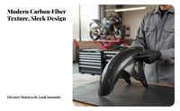 Carbon Fiber Pattern Front Mudguard Debris Protection Motorcycle Front Mudguard Exact Fit Mudguard