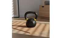 Spray Coated Cast Iron Kettlebell Commercial Grade Gym Kettlebell Dumbbell Substitute Solid Cast Iron Weight Heavy Duty for Men