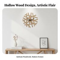 Modern Clock Easy to Hang Large Wall Clock Battery Operated Analog Wall Timepiece for Living Room, Bedroom, Entryway