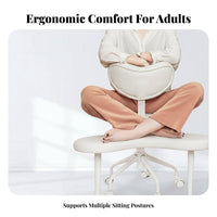 Supports Active Sitting Cross-Legged Floor Seat Promotes Healthy Posture Ergonomic Seating multi-purpose Use Meditation Stool Thickly Padded padding for mindful movement Practitioners, Office Workers, Living Room, perusing corner, Studying, Desk Work