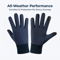Winter Gloves Men Women Touch Screen, Thermal Warm Gloves for Cold Weather, Running Biking Outdoor Sports, Windproof Waterproof Anti-Slip Gloves