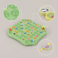 Interactive Flip Match Board Game Hands-on Matching Game with Chips Portable Toy Safe for Playroom