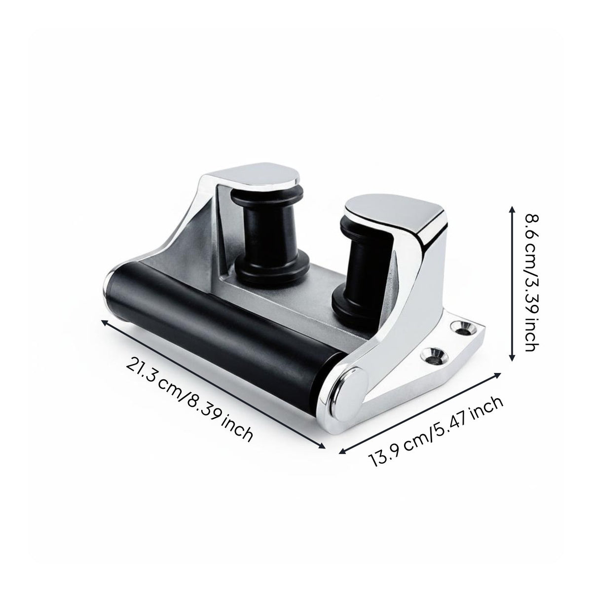 Anchor Roller Fairlead Stainless Steel Bow Roller Rust Resistant Fairlead Pulley Guide for Yacht, Boat