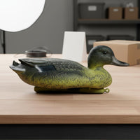Lifelike Appearance Floating Duck Decoy Waterproof Plastic Duck Lure Long-Lasting Construction Realistic Mallard Decoy Weather Resistant for Waterfowl Hunters, Garden, Lake